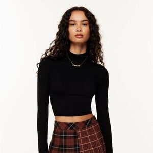Sunday Best Black Mockneck Sweater